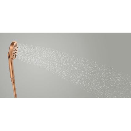 GROHE 134863DL00 - VITALIO JOY+ kézi zuhany, 120 mm, szálcsiszolt réz