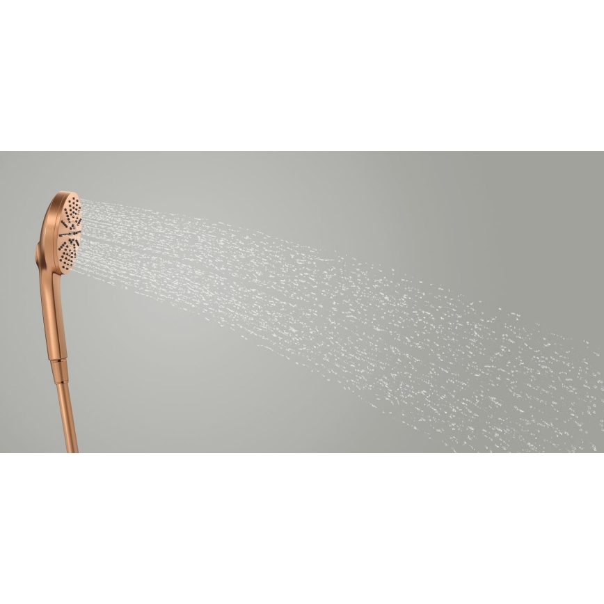 GROHE 134863DL00 - VITALIO JOY+ kézi zuhany, 120 mm, szálcsiszolt réz