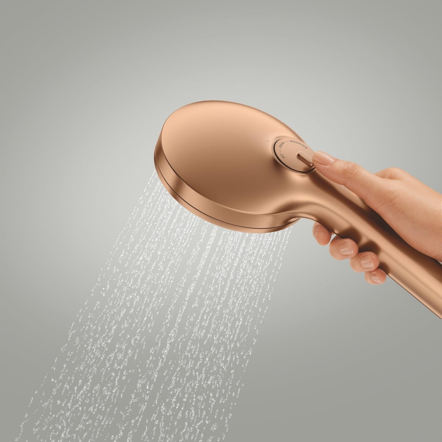 GROHE 134863DL00 - VITALIO JOY+ kézi zuhany, 120 mm, szálcsiszolt réz