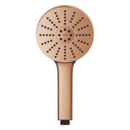 GROHE 134863DL00 - VITALIO JOY+ kézi zuhany, 120 mm, szálcsiszolt réz