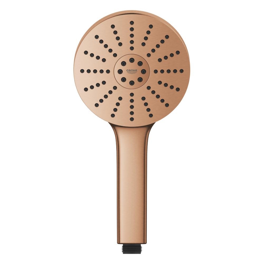 GROHE 134863DL00 - VITALIO JOY+ kézi zuhany, 120 mm, szálcsiszolt réz
