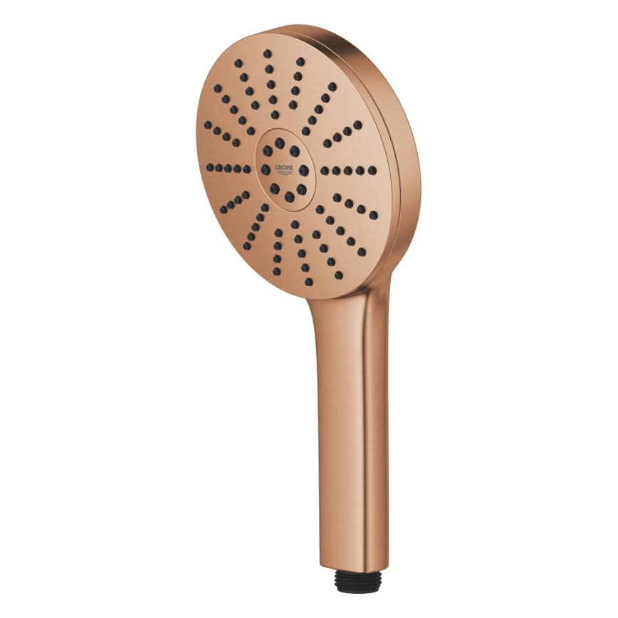 GROHE 134863DL00 - VITALIO JOY+ kézi zuhany, 120 mm, szálcsiszolt réz