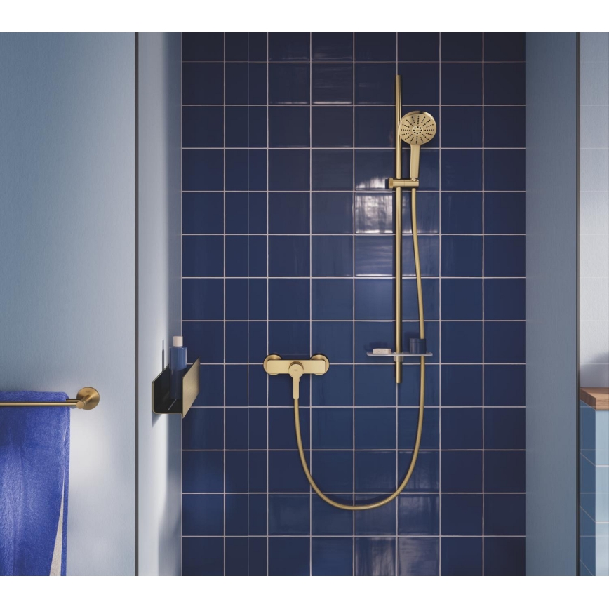 GROHE 134863GN00 - VITALIO JOY+ kézi zuhany, 120 mm, szálcsiszolt arany