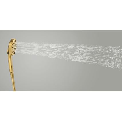 GROHE 134863GN00 - VITALIO JOY+ kézi zuhany, 120 mm, szálcsiszolt arany