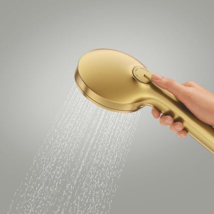 GROHE 134863GN00 - VITALIO JOY+ kézi zuhany, 120 mm, szálcsiszolt arany