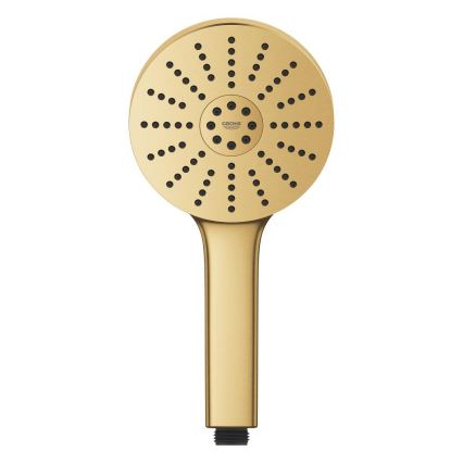 GROHE 134863GN00 - VITALIO JOY+ kézi zuhany, 120 mm, szálcsiszolt arany