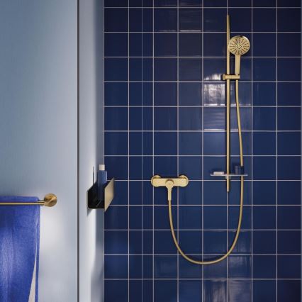GROHE 134864GN00 - Kézi zuhany VITALIO JOY+ 120 mm szálcsiszolt arany
