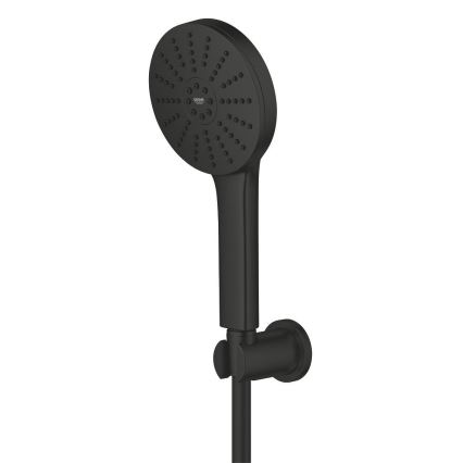 GROHE 1348652430 - VITALIO JOY+ 120 mm fekete zuhanyszett