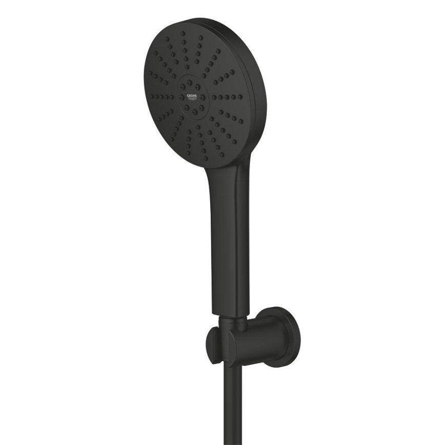GROHE 1348652430 - VITALIO JOY+ 120 mm fekete zuhanyszett