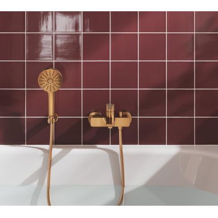 GROHE 134865DL00 - VITALIO JOY+ 120 mm-es rézszínű zuhanyszett