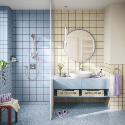 GROHE 1348660000 - VITALIO JOY+ 120 mm-es zuhanyszett, fényes króm