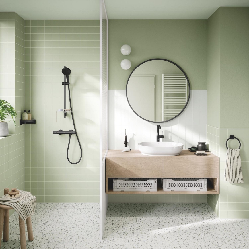 GROHE 1348662430 - VITALIO JOY+ 120 mm zuhanyszett fekete