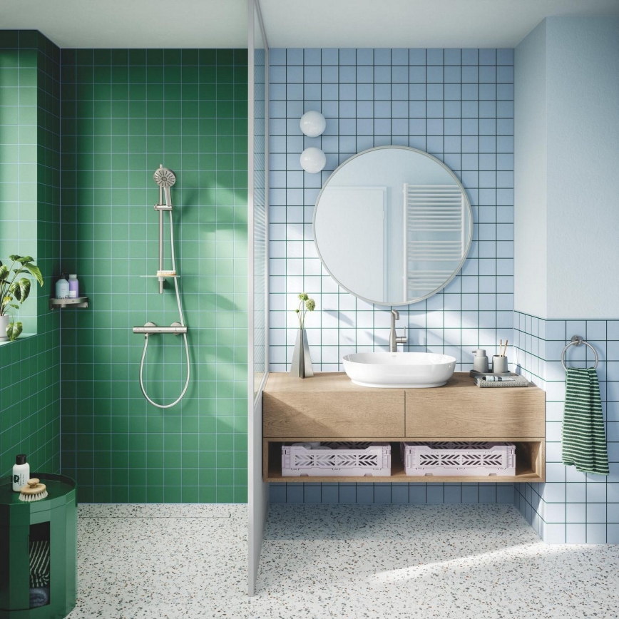 GROHE 134866DC00 - VITALIO JOY+ 120 mm-es zuhanyszett, matt króm