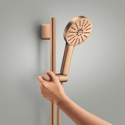 GROHE 134866DL00 - VITALIO JOY+ 120 mm zuhanyszett, rézszínű