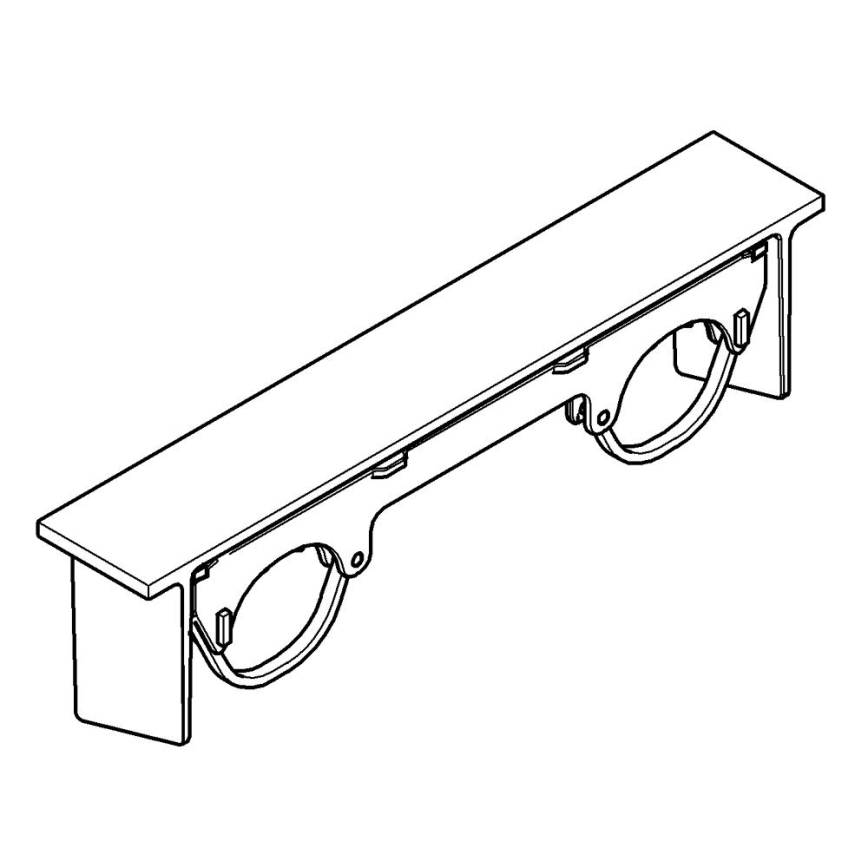 GROHE 18608001 - GROHTHERM 2000 polc, fényes króm