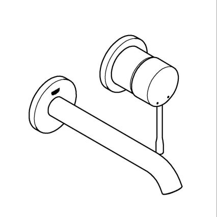 GROHE 19408DL1 - Kétlyukú mosdócsaptelep ESSENCE 183 mm bronzszínű