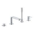 GROHE 19577001 - Fürdőkádhoz négylyukú kombinált csaptelep LINEARE, fényes króm