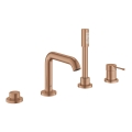 GROHE 19578DL1 - ESSENCE négylyukú kádcsaptelep, bronz
