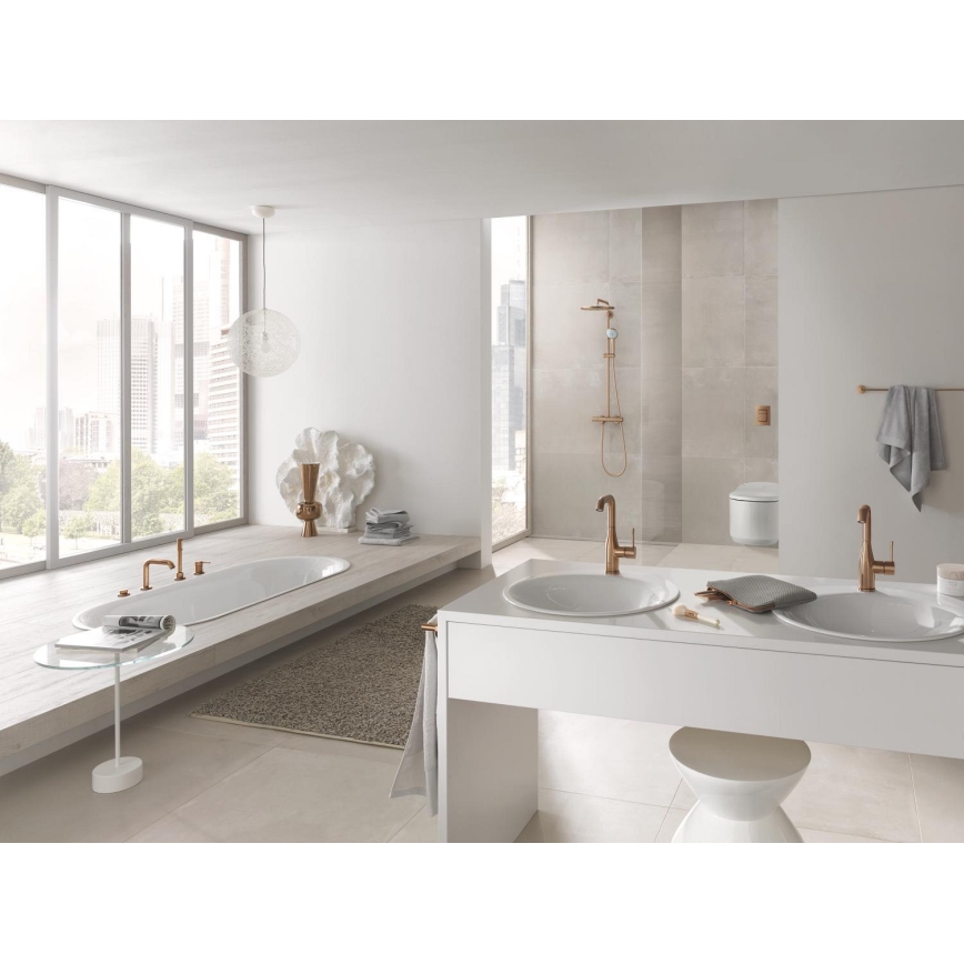 GROHE 19578DL1 - ESSENCE négylyukú kádcsaptelep, bronz