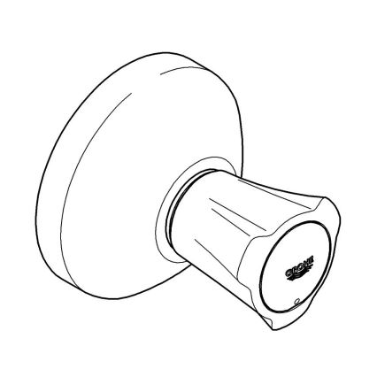 GROHE 19806001 - COSTA L beépített szelep fedőeleme 20–200 mm, fényes króm