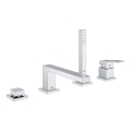 GROHE 19897001 - EUROCUBE négylyukú kádtöltő csaptelep, fényes króm