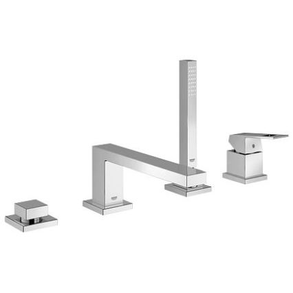GROHE 19897001 - EUROCUBE négylyukú kádtöltő csaptelep, fényes króm