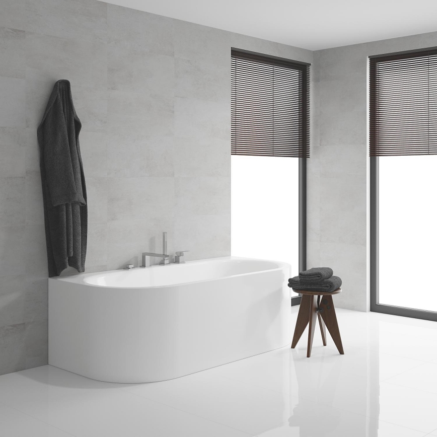 GROHE 19897001 - EUROCUBE négylyukú kádtöltő csaptelep, fényes króm