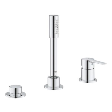 GROHE 19965001 - LINEARE háromlyukú kádcsaptelep, fényes króm