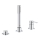 GROHE 19965001 - LINEARE háromlyukú kádcsaptelep, fényes króm
