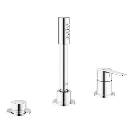 GROHE 19965001 - LINEARE háromlyukú kádcsaptelep, fényes króm