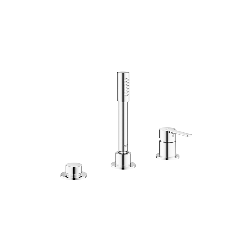 GROHE 19965001 - LINEARE háromlyukú kádcsaptelep, fényes króm