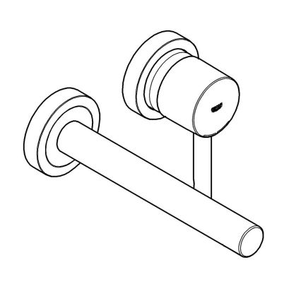 GROHE 19967GN1 - ESSENCE mosdócsaptelep 230 mm arany