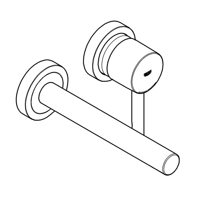GROHE 19967GN1 - ESSENCE mosdócsaptelep 230 mm arany