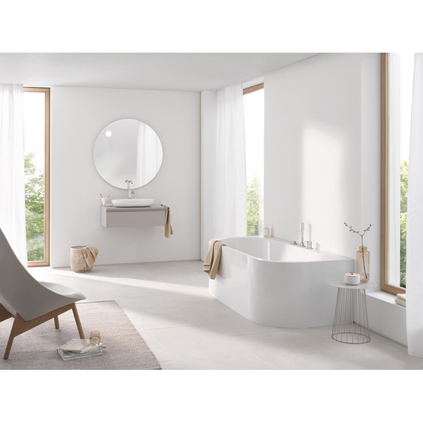 GROHE 19976001 - ESSENCE háromlyukú kádcsaptelep-kombináció, fényes króm
