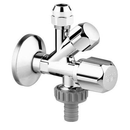 GROHE 22036000 - Kombinált sarokszelep ORIGINAL WAS® DN 15 fényes króm