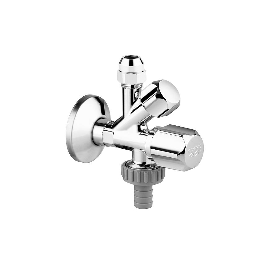 GROHE 22036000 - Kombinált sarokszelep ORIGINAL WAS® DN 15 fényes króm
