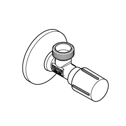 GROHE 22041001 - Sarokszelep DN 15 fényes króm