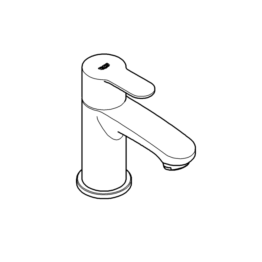 GROHE 23039002 - EUROSTYLE COSMOPOLITAN álló mosdócsaptelep, XS méret, króm