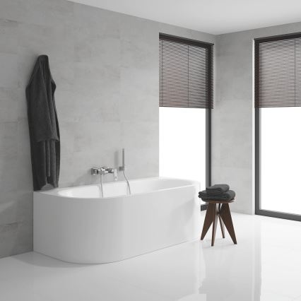 GROHE 23141000 - EUROCUBE DN 15 fürdőkád-szett csapteleppel, fényes króm