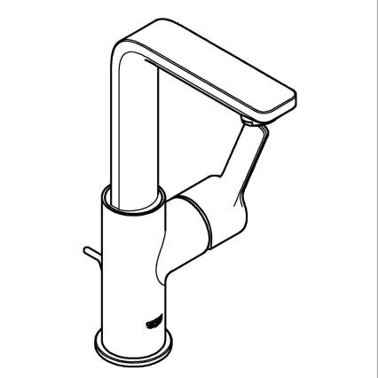 GROHE 23296001 - LINEARE mosdócsaptelep, L-es méret, fényes króm