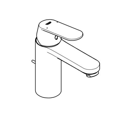 GROHE 23325000 - Mosdócsaptelep EUROSMART COSMOPOLITAN M méret króm