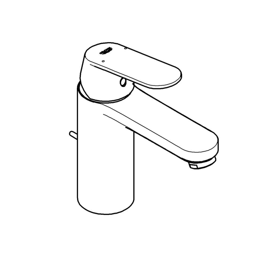 GROHE 23325000 - Mosdócsaptelep EUROSMART COSMOPOLITAN M méret króm