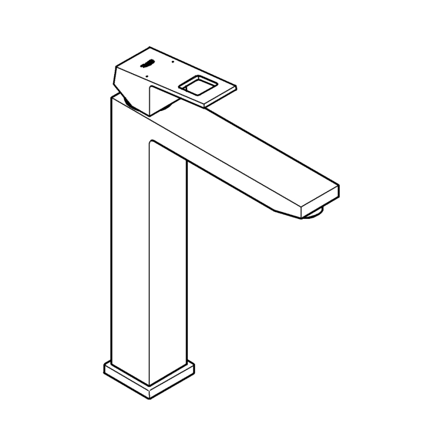 GROHE 23406AL0 - EUROCUBE XL mosdócsaptelep, grafit