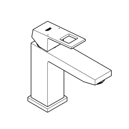 GROHE 23446000 - EUROCUBE mosdócsaptelep DN 15, fényes króm