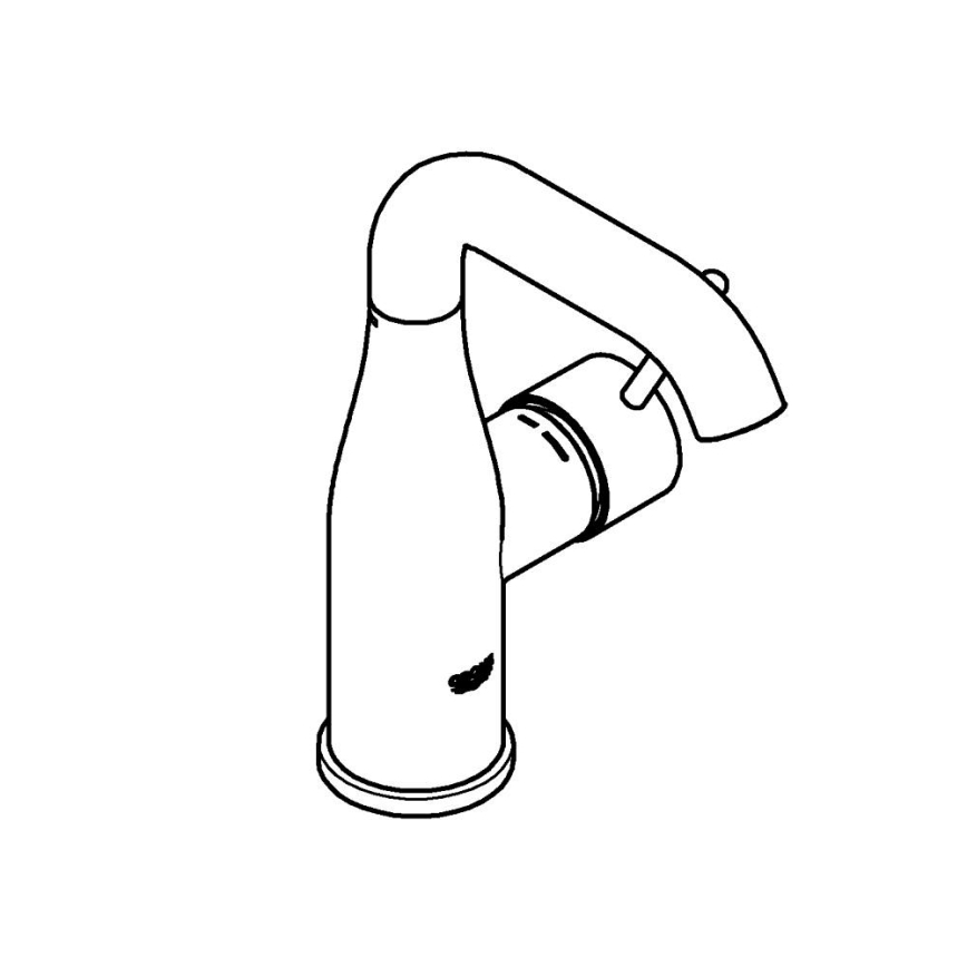 GROHE 23463001 - ESSENCE M méretű mosdócsaptelep, fényes króm