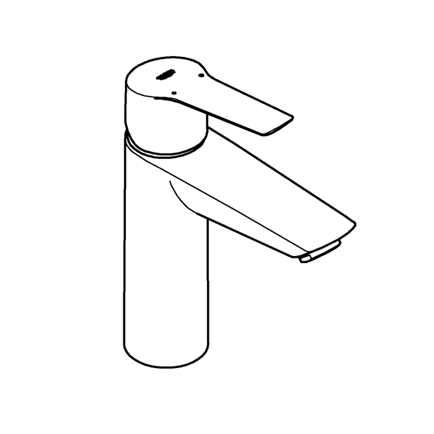 GROHE 235752432 - START mosdócsaptelep 192 mm fekete