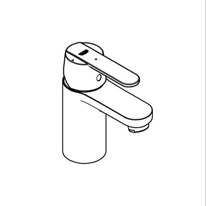 GROHE 23586000 - mosdócsaptelep GET, S méretű, fényes króm