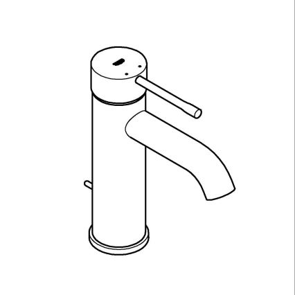 GROHE 23589AL1 - Mosdócsaptelep ESSENCE, S méret, grafit