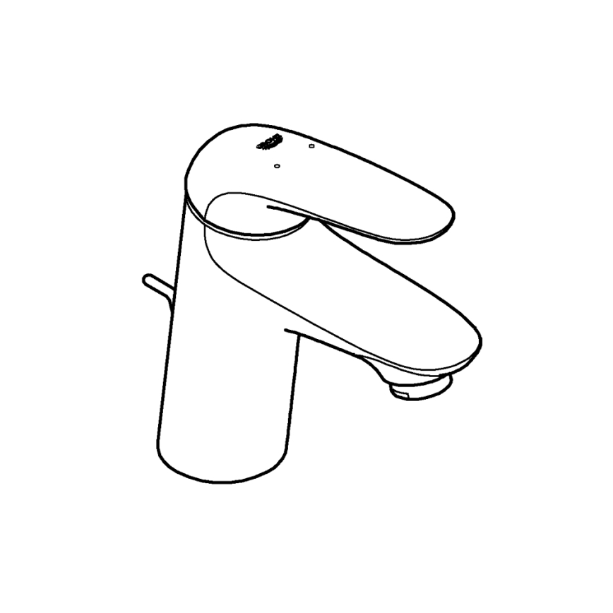 GROHE 23707003 - Mosdócsaptelep EUROSTYLE 163 mm fényes króm