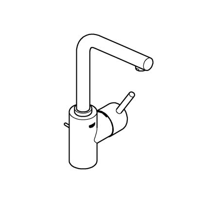 GROHE 23739002 - Mosdócsaptelep CONCETTO 291 mm, fényes króm